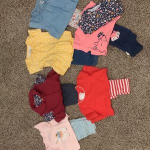 6 full outfits - 18 months